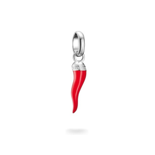 Thomas Sabo piros cornicello charm