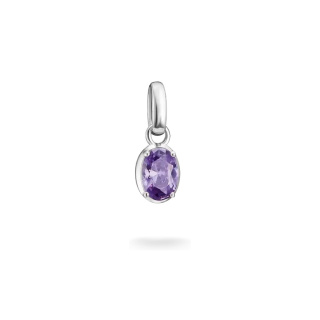 Thomas Sabo februári születésköves ovális lila charm