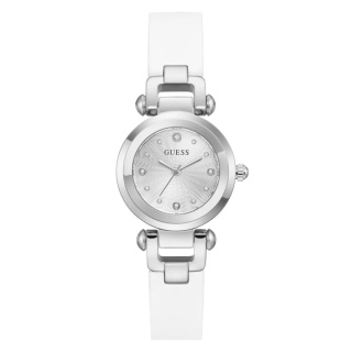 Guess GINGER fehér bőrszíjas női karóra GW1020L1