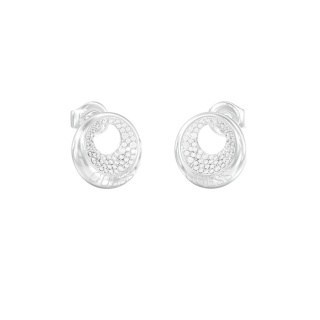 Guess Moon Drops ezüst színű női fülbevaló JUBE06247JWRHT/U