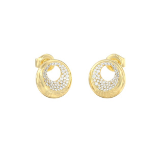 Guess Moon Drops sárga arany színű női fülbevaló JUBE06247JWYGT/U