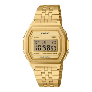 Casio Vintage sárga arany színű unisex karóra A1000G-9EF