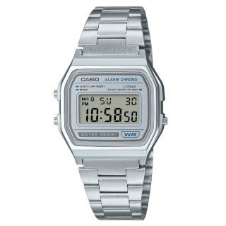 Casio Vintage Iconic ezüst színű férfi karóra A158WEA-7EF