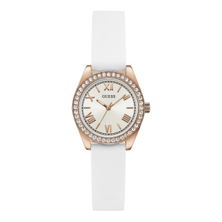 Guess Mini Luna fehér szilikon szíjas női karóra GW1000L3