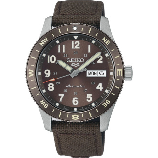 Seiko 5 Sports Field New Design Automata barna színű férfi karóra HDB009K1