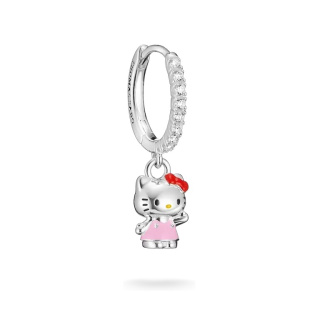 Thomas Sabo Hello Kitty fél pár fülbevaló fehér cirkóniával