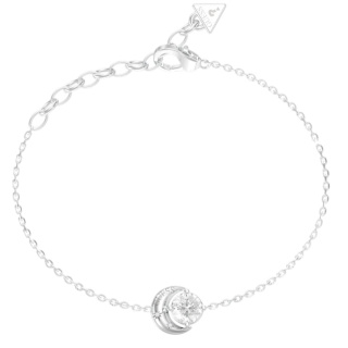 Guess Aurora ezüst színű női karkötő JUBB06234JWRHL