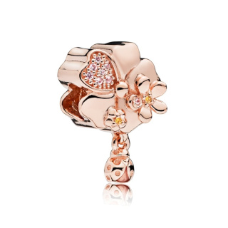Pandora Moments rozé charm