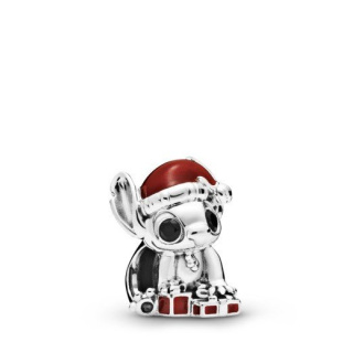 Pandora Moments Disney Stitch karácsonyi ezüst charm