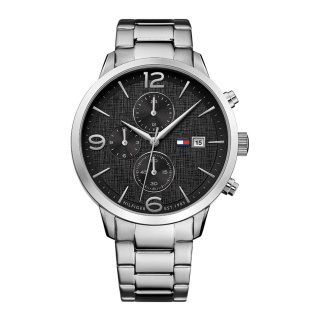 Tommy Hilfiger férfi karóra, Liam ezüst színű TH1710356