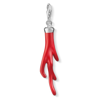 Thomas Sabo női charm, Piros korall