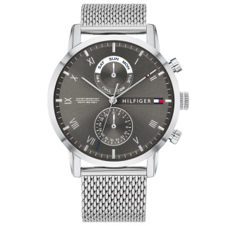Tommy Hilfiger férfi karóra, Kane ezüst színű TH1710402