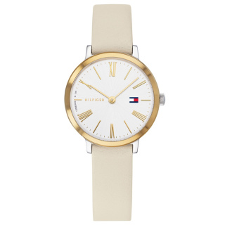 Tommy Hilfiger női karóra, Project Z krém bőrszíjas TH1782051