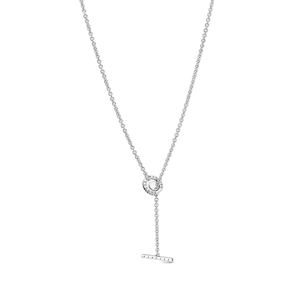 Pandora Sugárzó karikák ezüst nyaklánc és medál