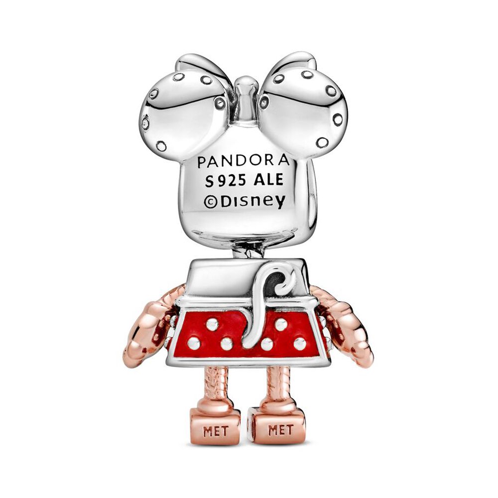 Pandora Moments Disney Minnie Egér robot rozé charm