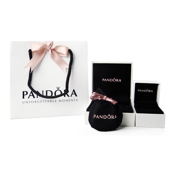 Pandora Moments Rózsaszín szív családfa ezüst függő charm