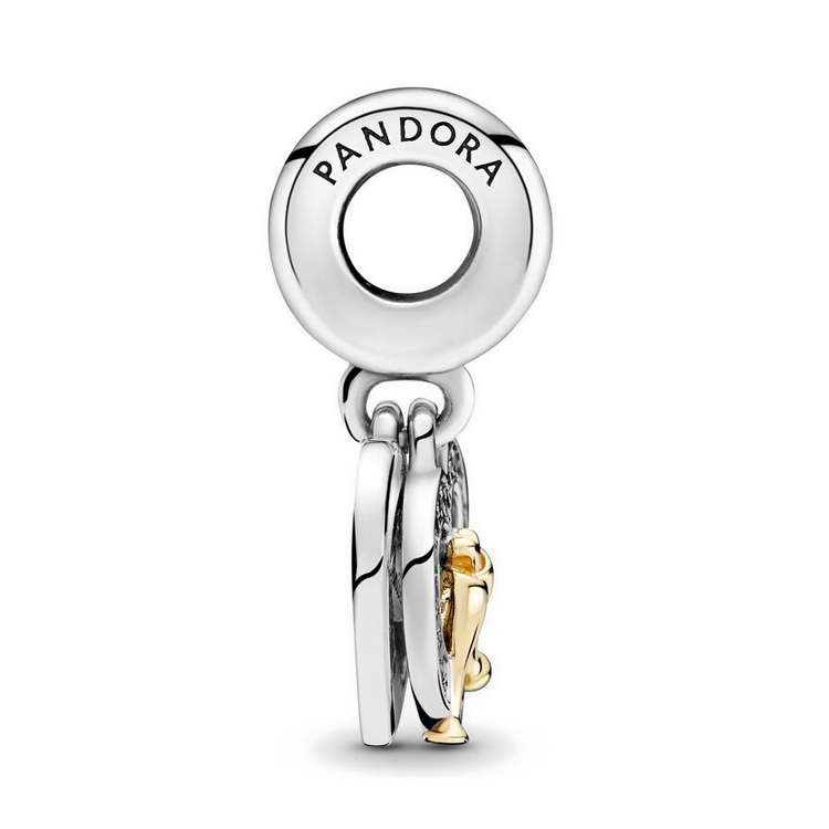 Pandora Moments Kéttónusú évfordulós ezüst függő charm