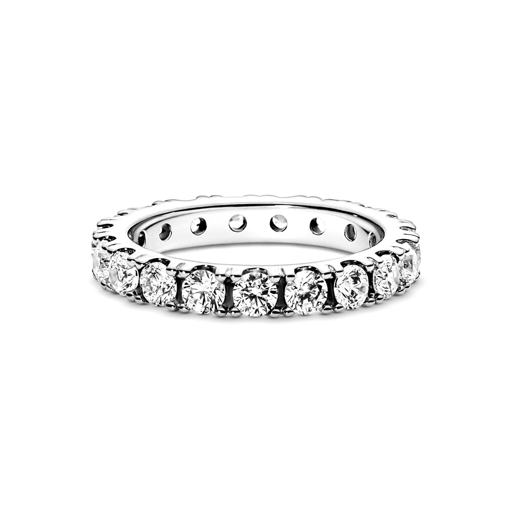 Pandora Örök szikrázó sor ezüst gyűrű