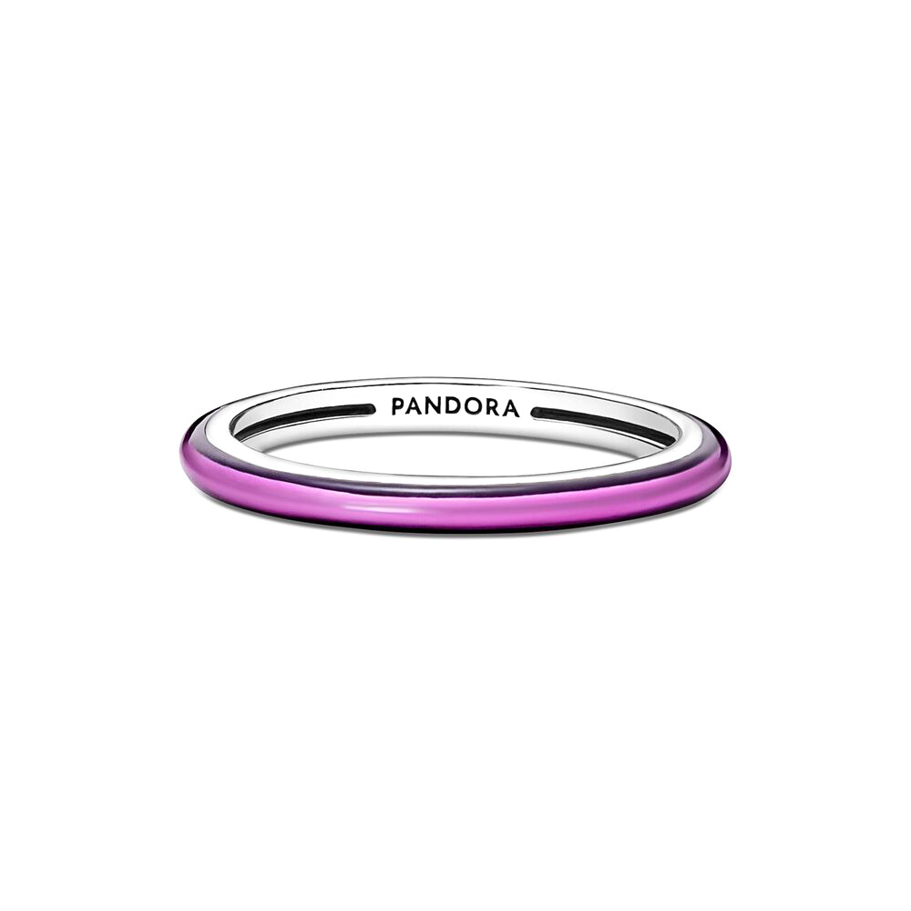 Pandora ME élénk lila ezüst gyűrű