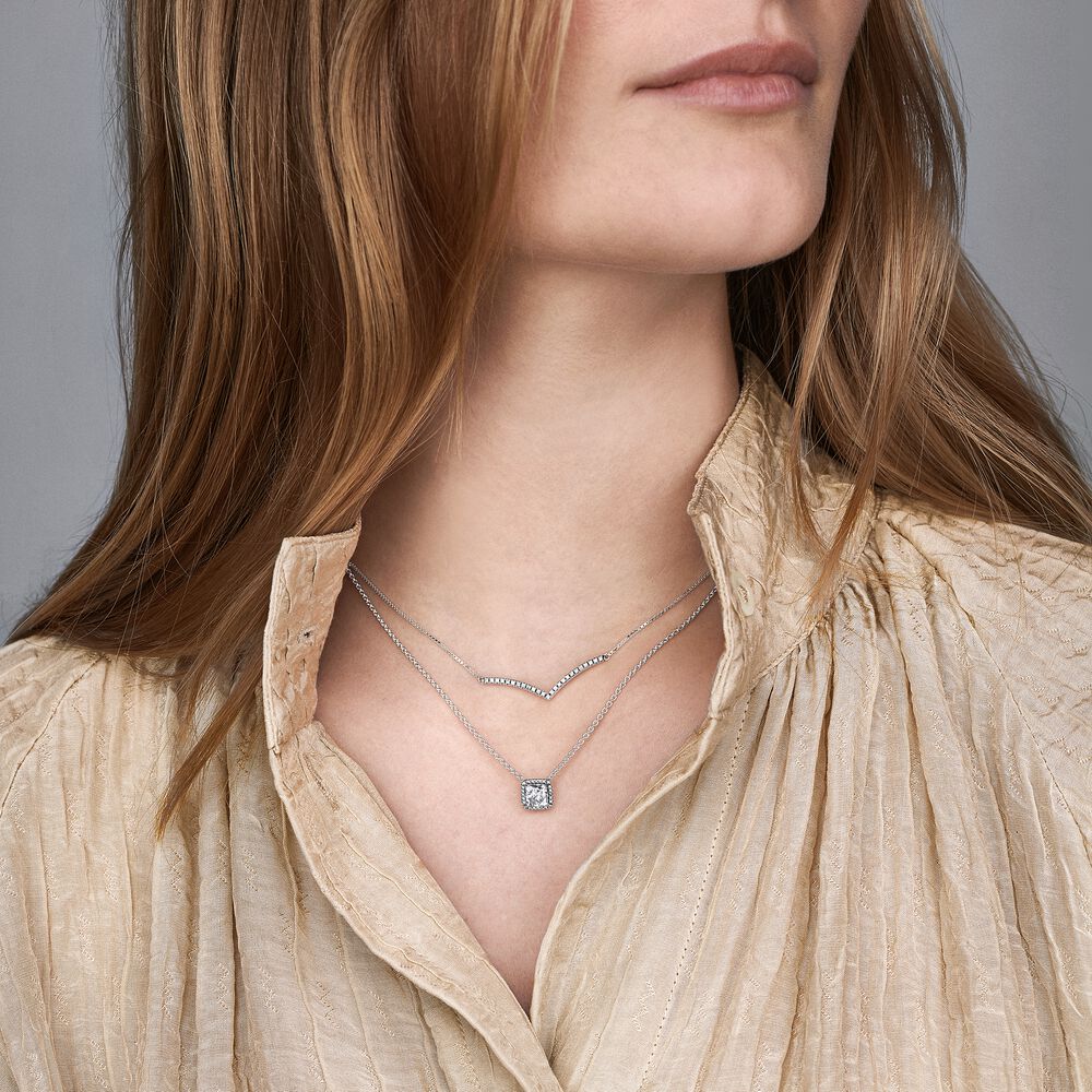 Pandora Köves kívánság ezüst nyaklánc és medál