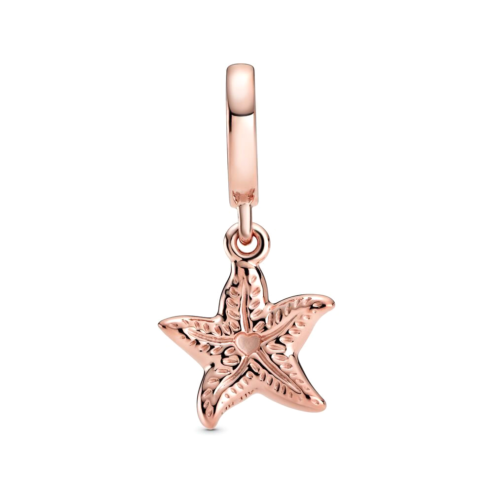 Pandora Moments Tengeri csillag rozé arany függő charm