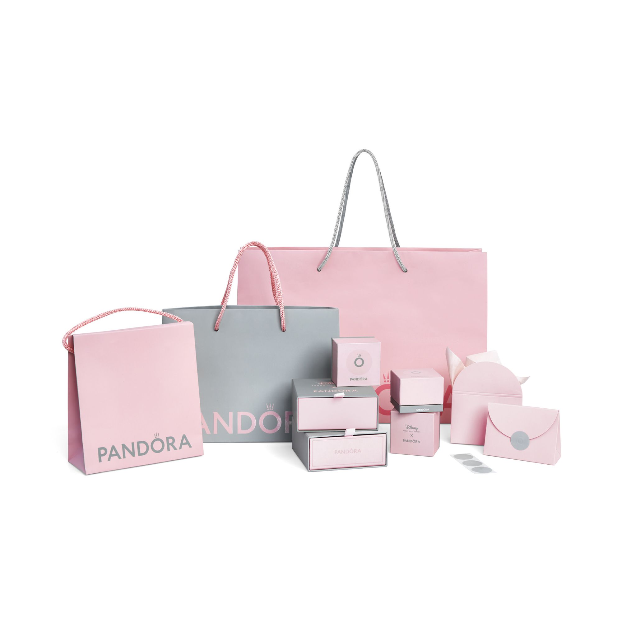 Pandora Moments Rózsaszín szív szoliter rozé arany klip charm