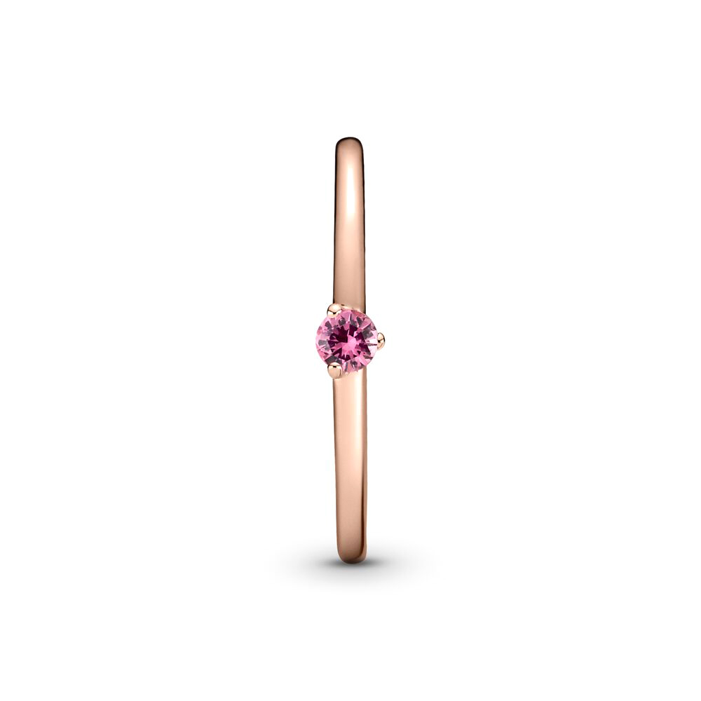 Pandora Pink köves rozé arany szoliter gyűrű