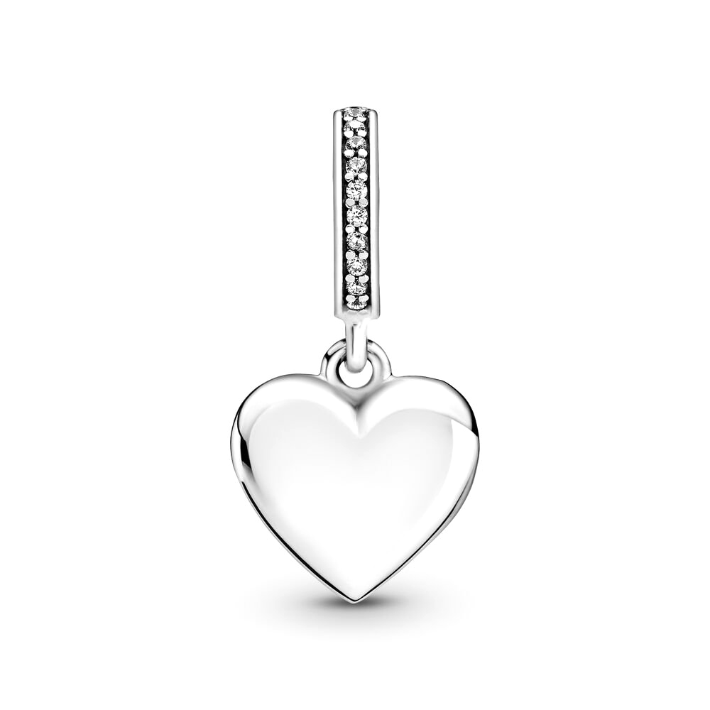 Pandora Moments Nyitható szív ezüst charm