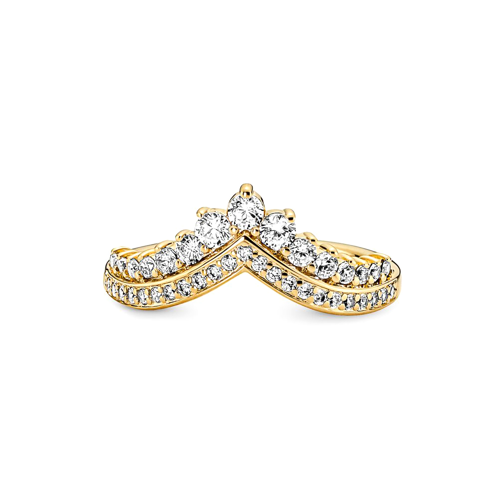 Pandora Timeless tiara kívánság sárga  arany gyűrű