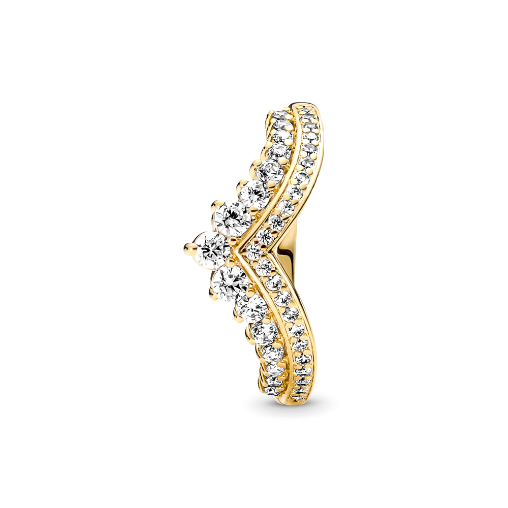Pandora Timeless tiara kívánság sárga  arany gyűrű