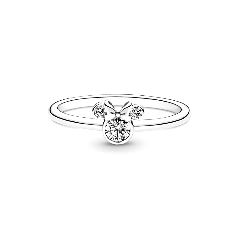 Pandora Disney Minnie egér szikrázó fej ezüst gyűrű
