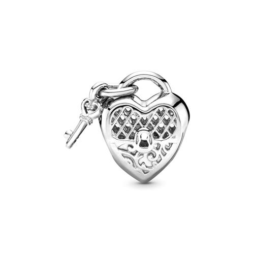 Pandora Moments Fényes szerelemlakat ezüst charm