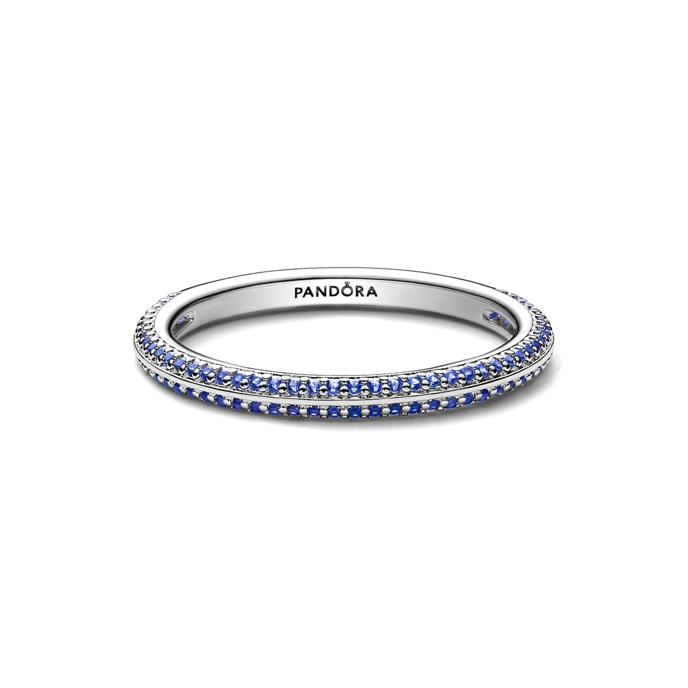 Pandora ME Pavé kék Ezüst Gyűrű