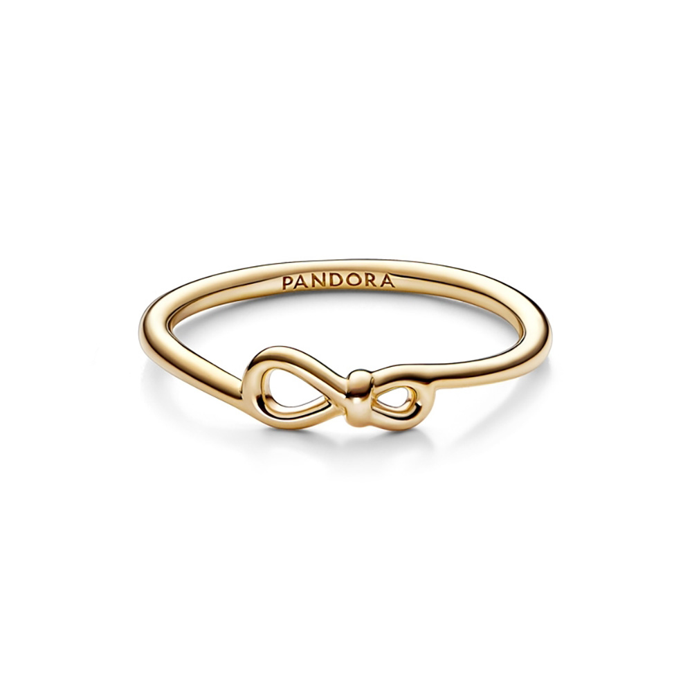 Pandora Végtelen csomó Sárga arany Gyűrű