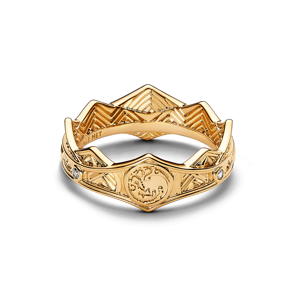 Pandora Trónok harca Sárkányok háza korona sárga arany gyűrű
