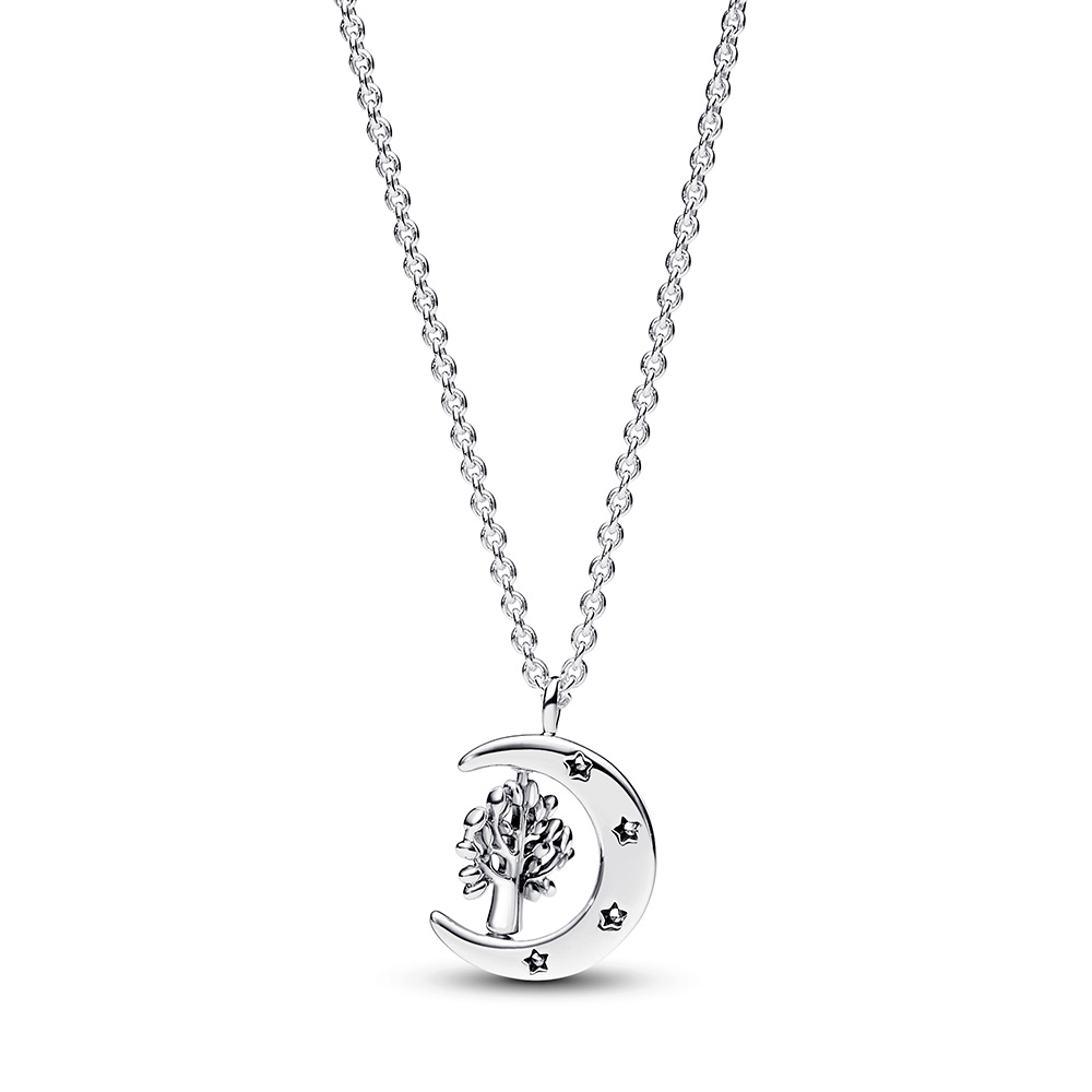 Pandora Hold és forgó életfa medálos ezüst nyaklánc