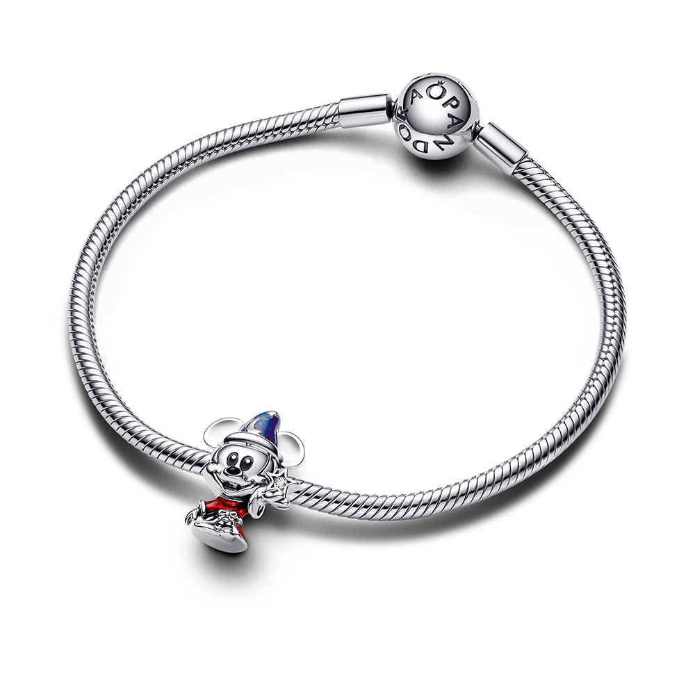 Pandora Disney varázslóinas Mickey ezüst charm
