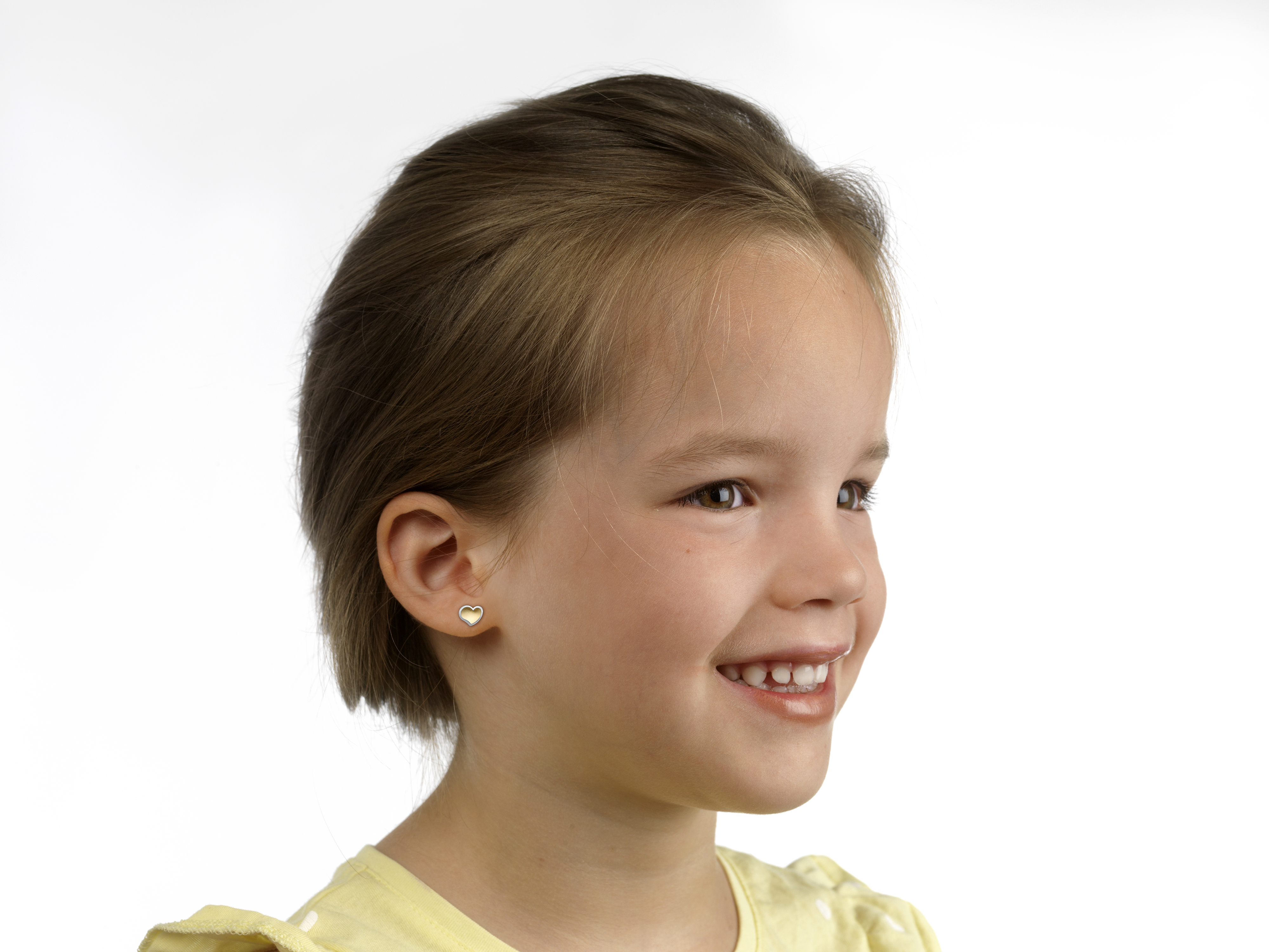Lisa különleges szívecske gyerek fülbevaló