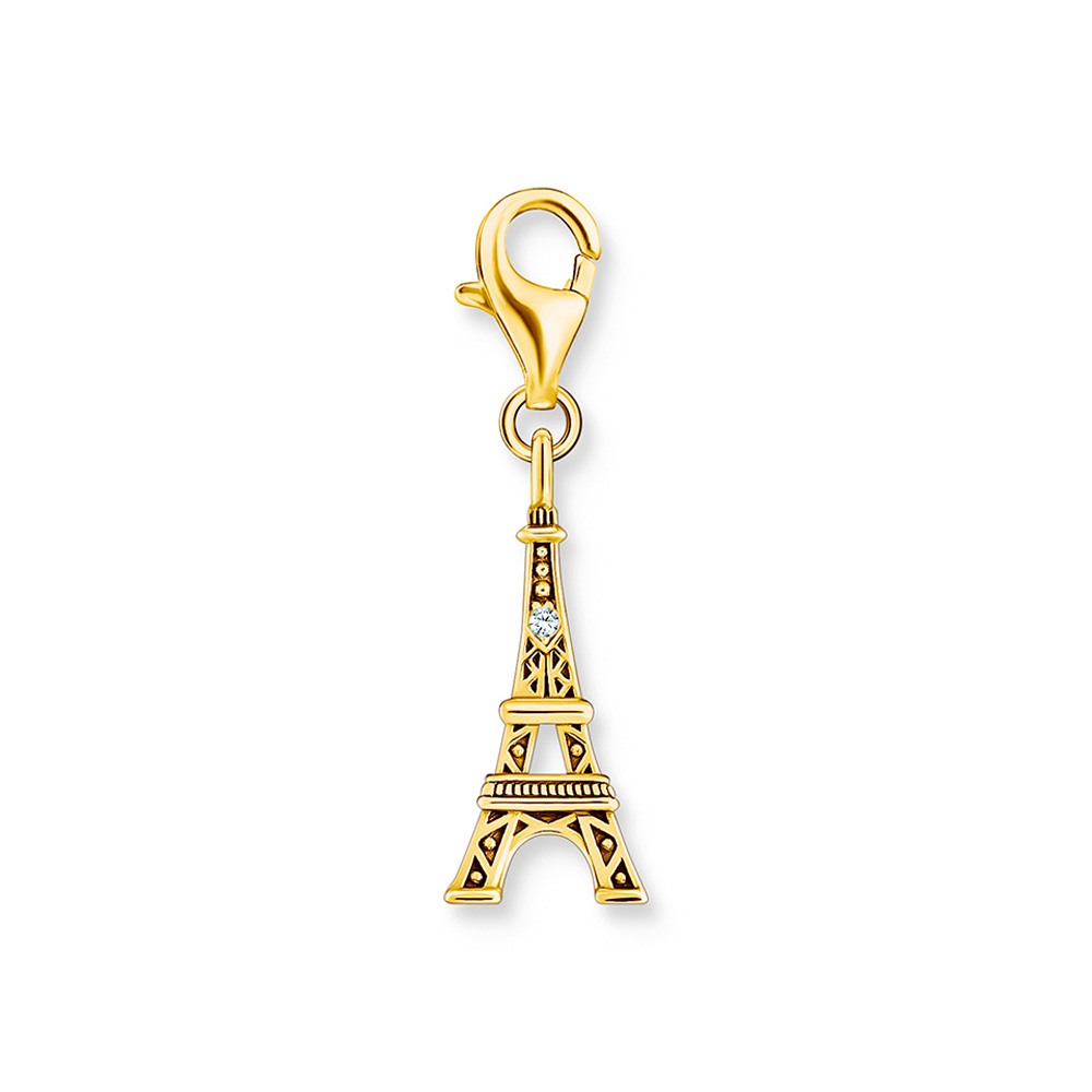 Thomas Sabo Eiffel torony aranyozott női charm
