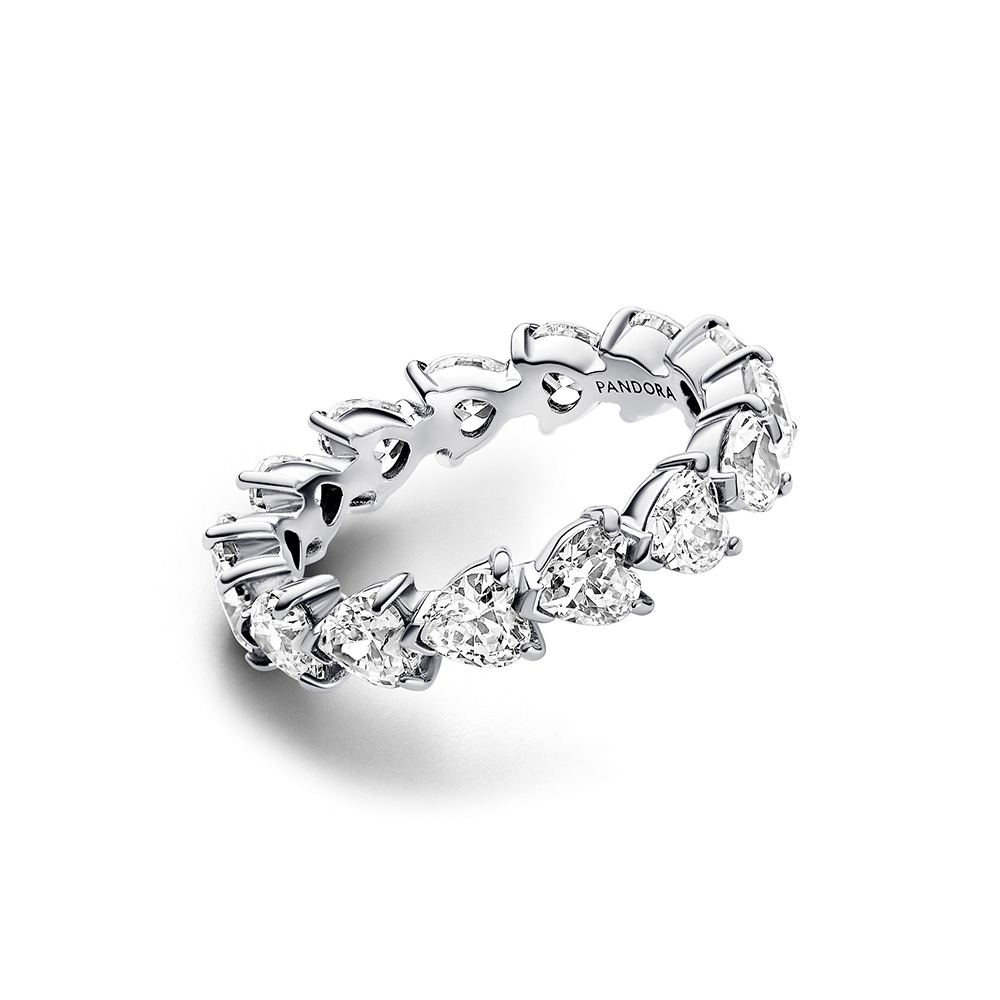 Pandora Végtelen szívek örökkévalóság gyűrű Ezüst Gyűrű