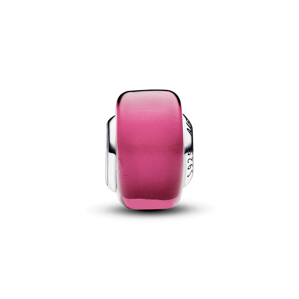 Pandora Moments Rózsaszín mini muranói üveg charm
