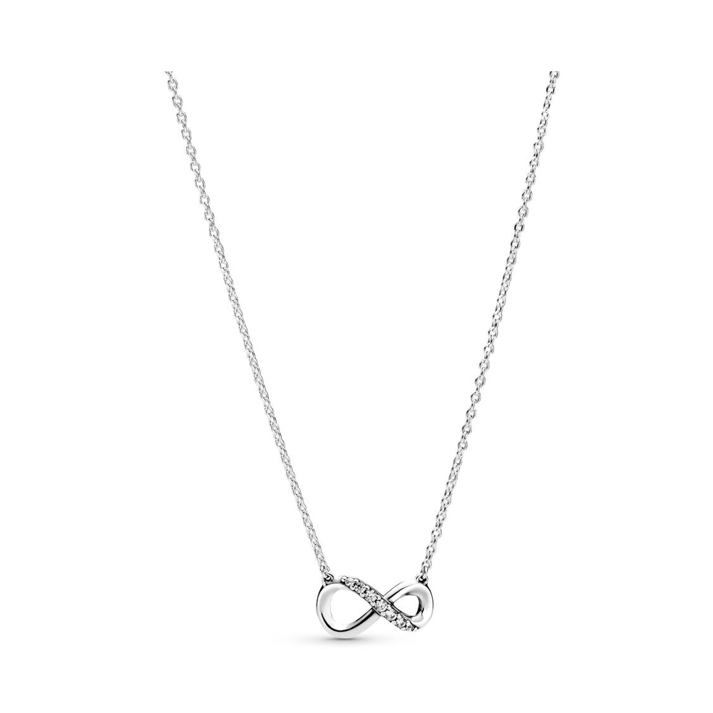 Pandora Szikrázó végtelen collier ezüst nyaklánc és medál