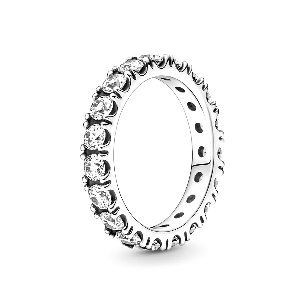 Pandora Örök szikrázó sor ezüst gyűrű