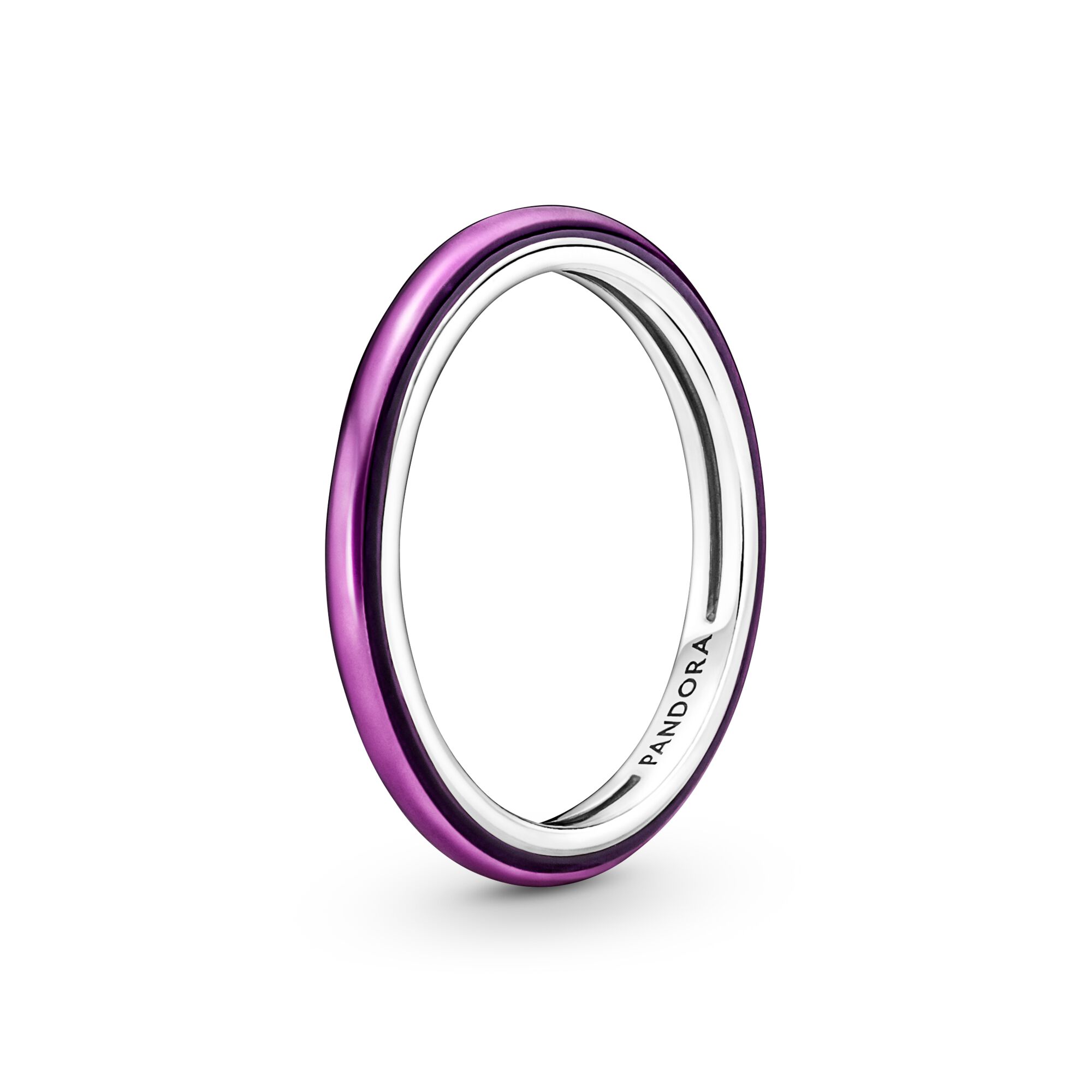 Pandora ME élénk lila ezüst gyűrű