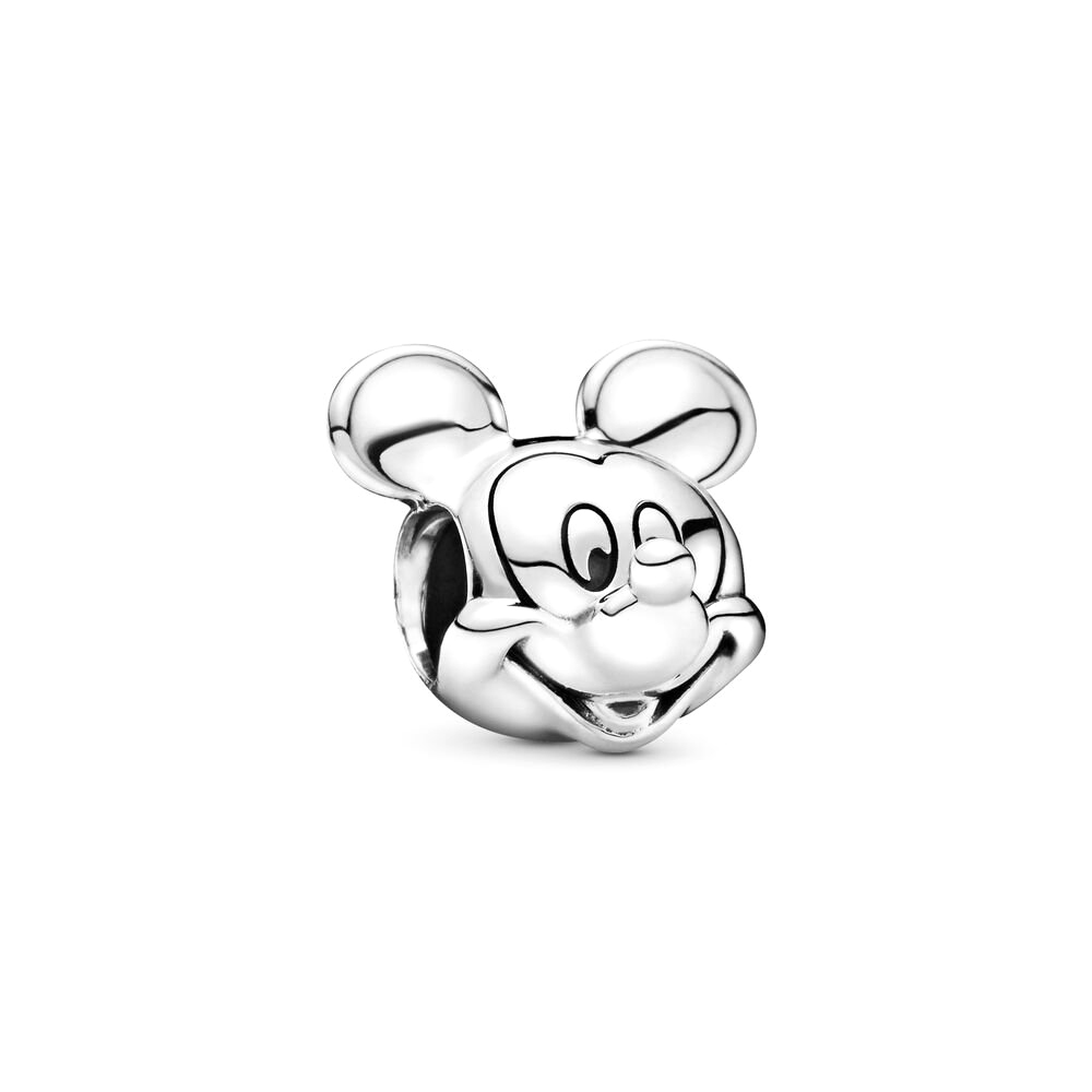 Pandora Moments Mickey portré ezüst charm