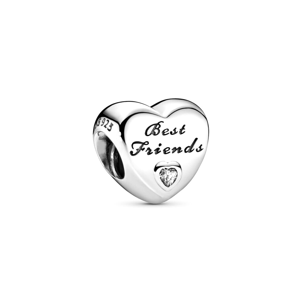 Pandora Moments Legjobb barátok ezüst charm