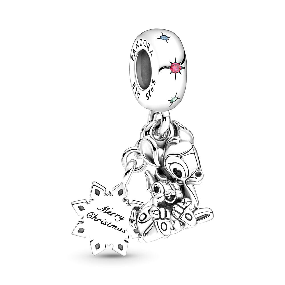 Pandora Moments Disney Bambi és Toppancs függő ezüst charm