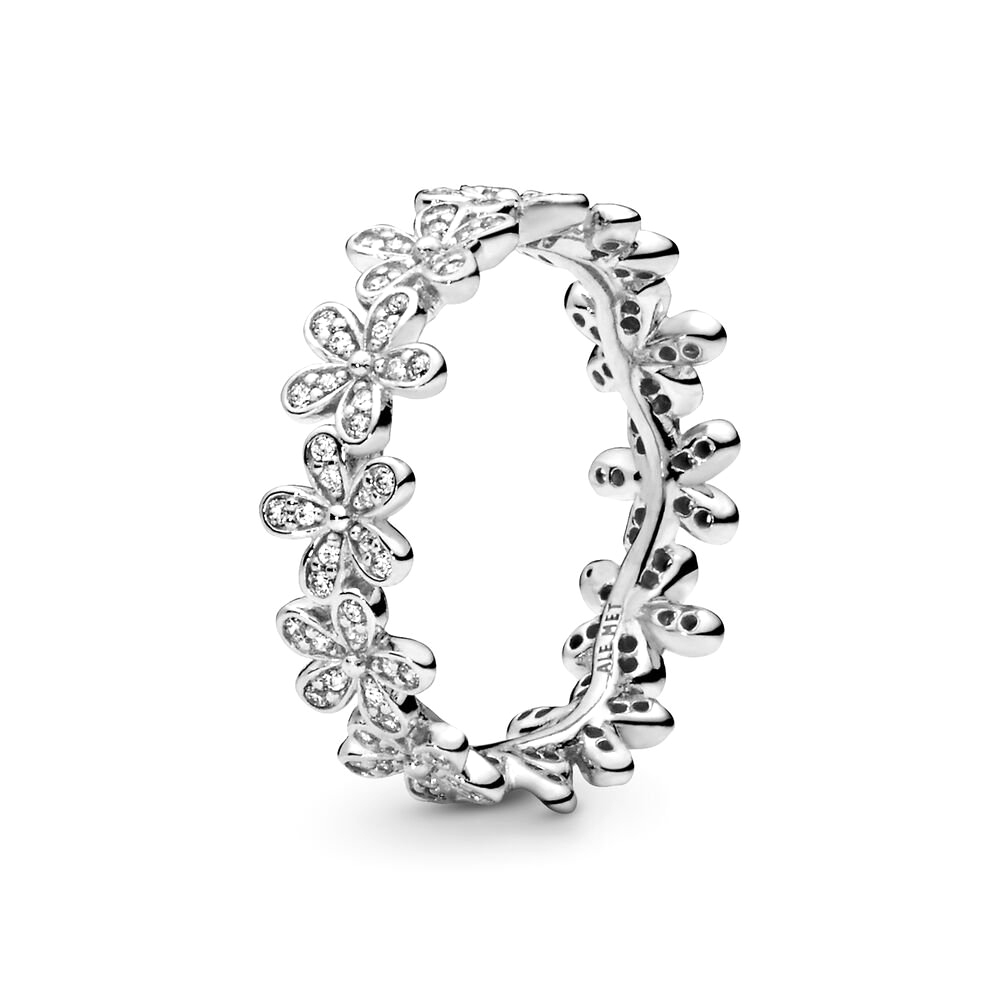 Pandora Ragyogó százszorszépkoszorú ezüst gyűrű