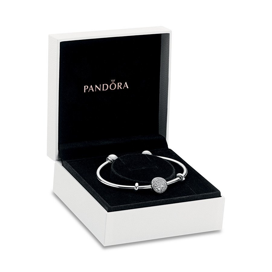 Pandora Tűzpiros gyöngyös ezüst gyűrű